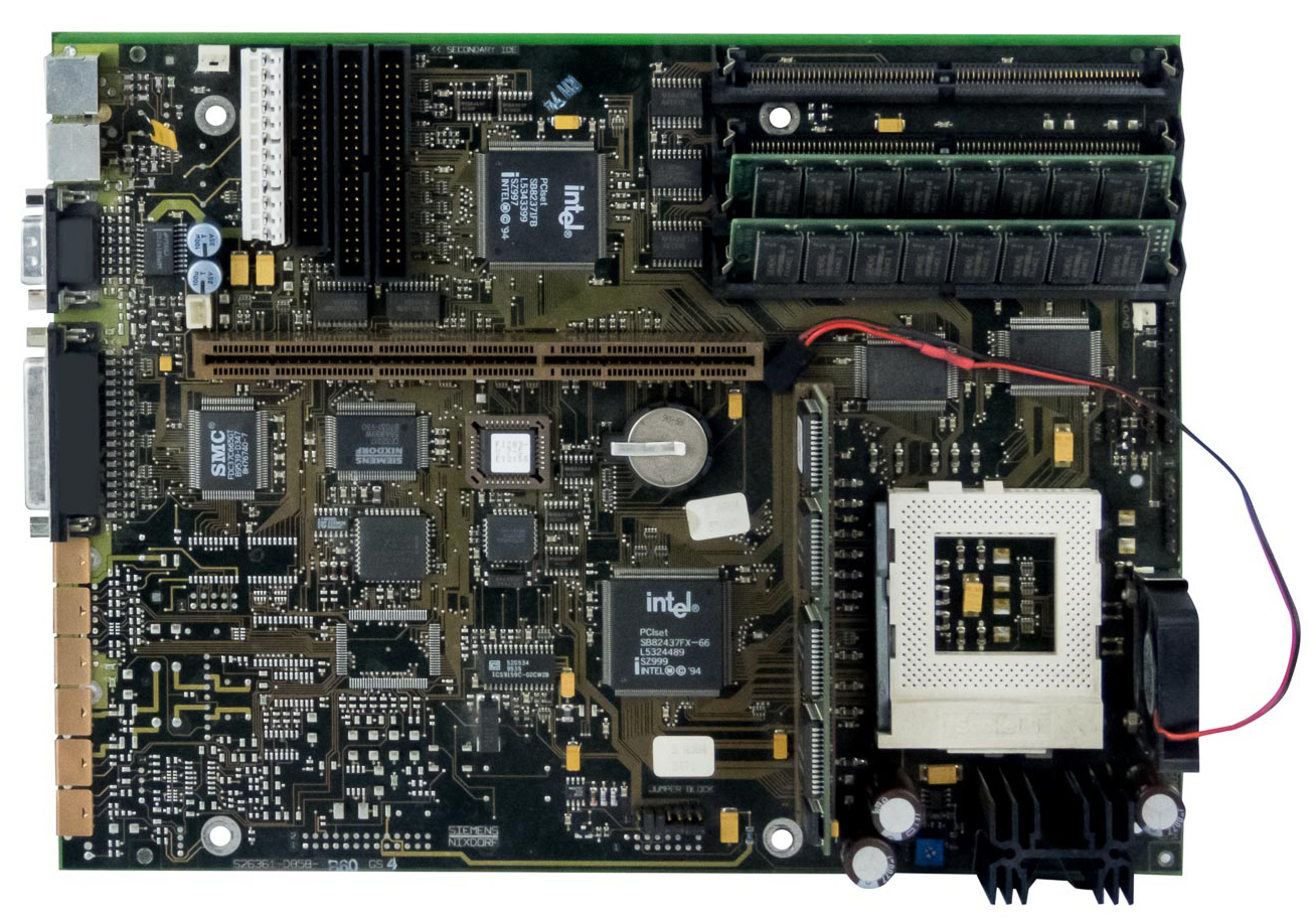 SIEMENS NIXDORF S26361-D858-B60 GS4 Socket 5 SIMM LPX + Riser PCI ISA