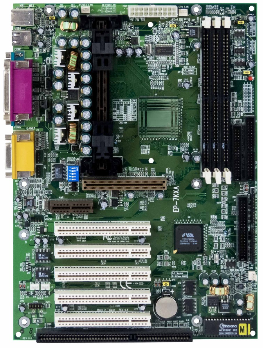 Carte mère EPOX EP-7KXA SLOT A SDRAM ISA PCI AGP AMR