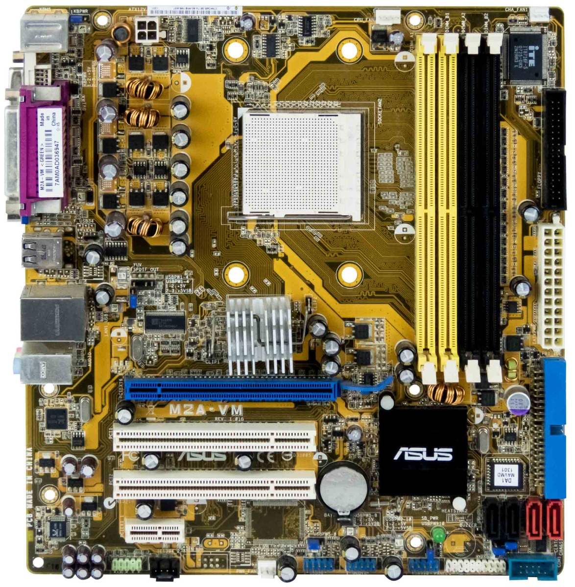 ASUS M2A-VM s.AM2 DDR2 PCIe PCI mATX