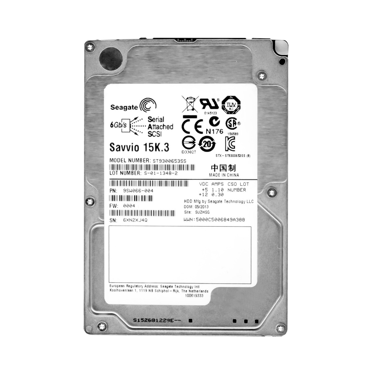 SEAGATE SAVVIO 15K.3 300 Go 15K 64 Mo SAS-2 2,5'' ST9300653SS