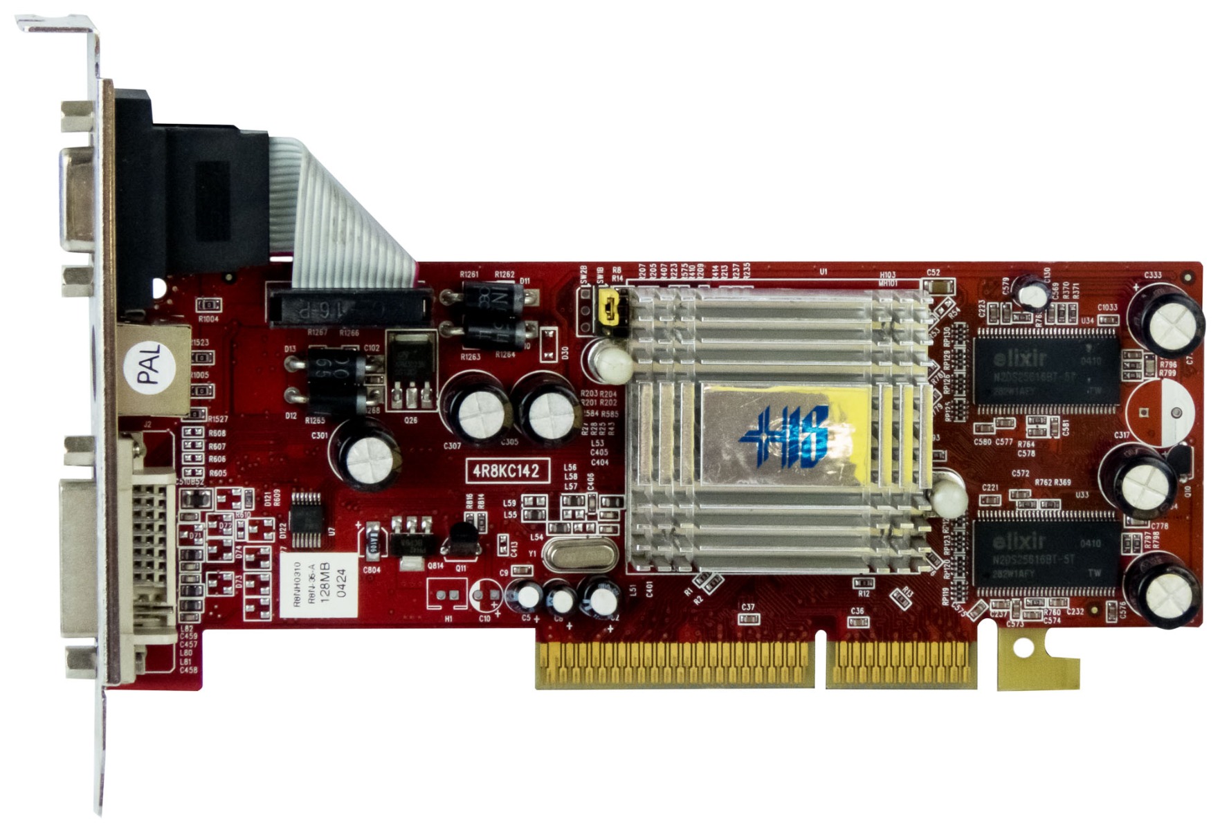 HIS ATI Radeon 9550 128 Mo 4R8KC142 R8N-35-A AGP