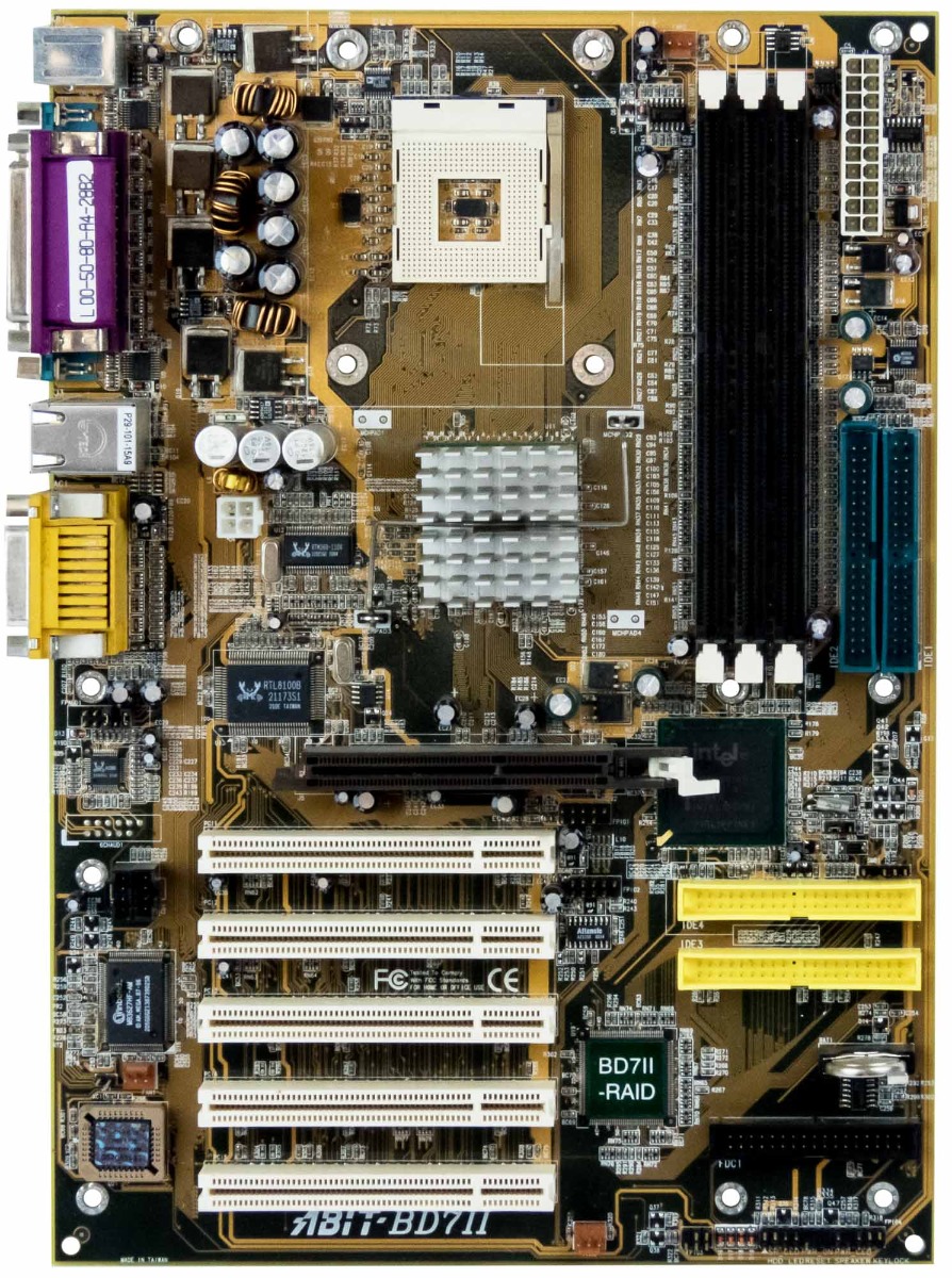 ABIT BD7II-RAID s478 DDR AGP PCI ATX