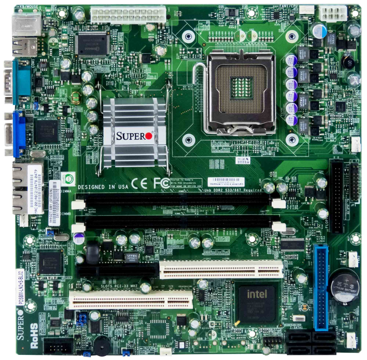 SUPERMICRO PDSBM-LN2+S-BL02 SOCKET LGA775 DDR2 mATX