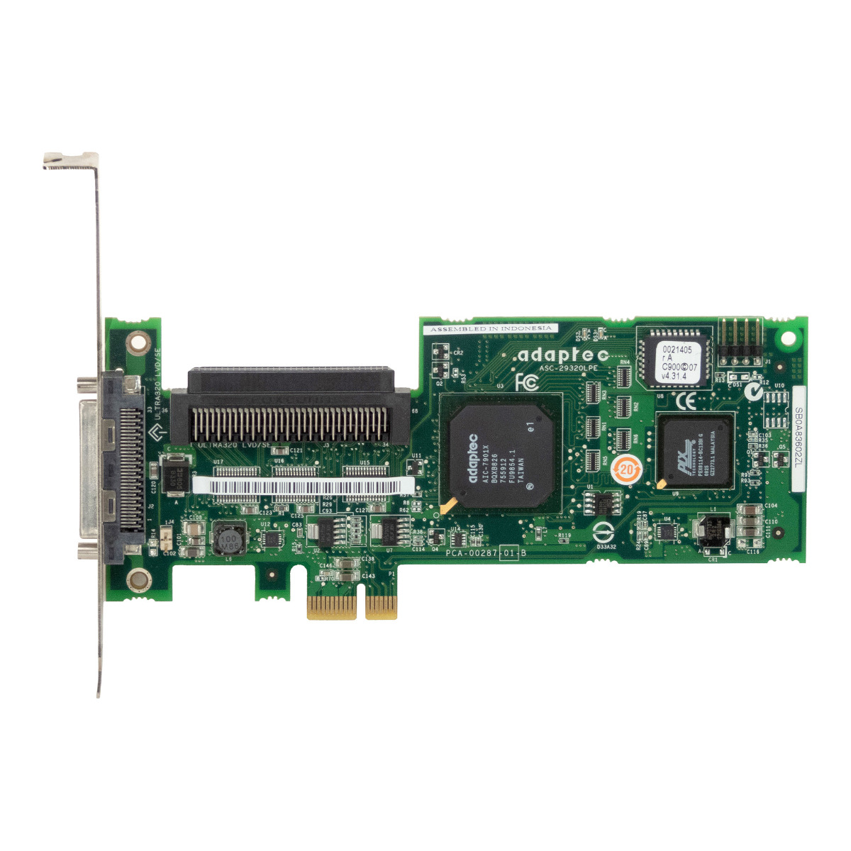 ADAPTEC ASC-29320LPE U320 SCSI PCIe x1