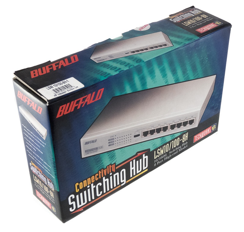 BUFFALO LSW10/100-8H Commutateur Hub 8x LAN 10/100M
