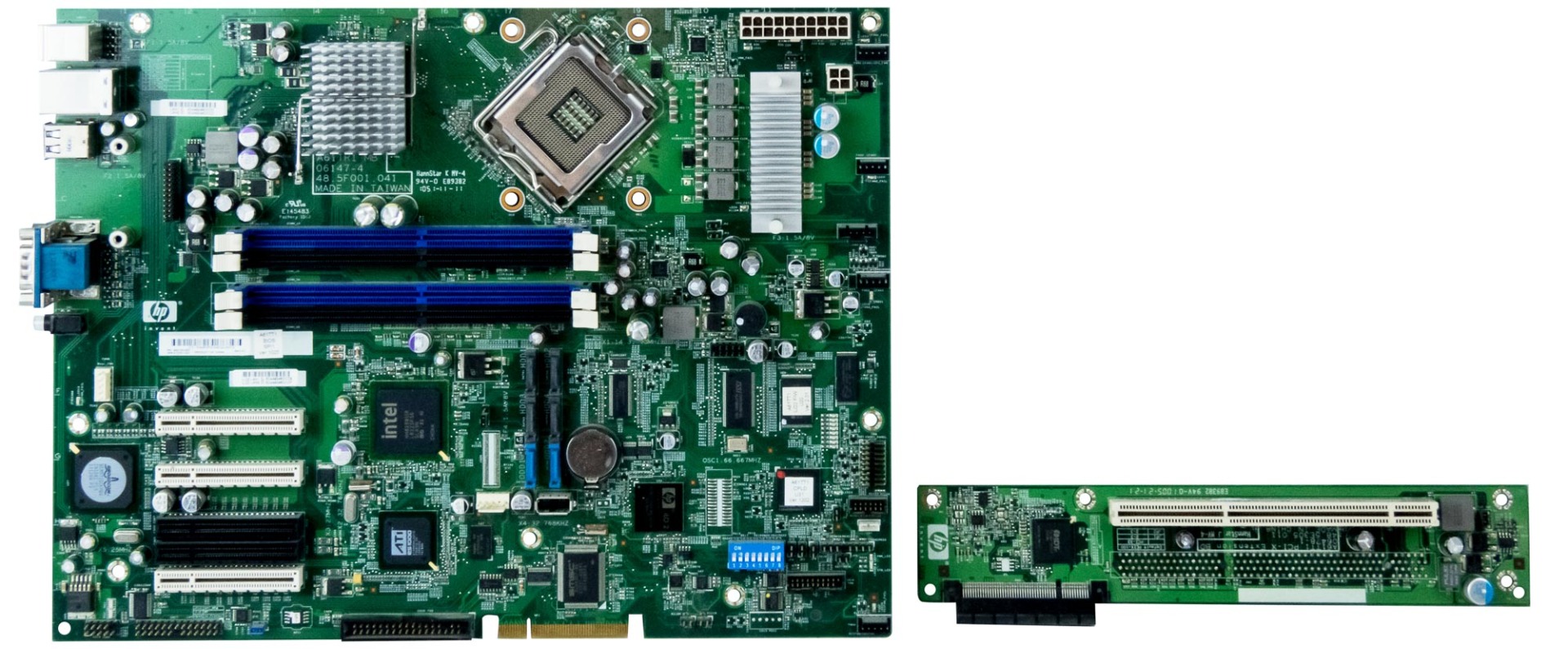 HP 518761-001 450120-002 LGA775 DDR2 pour PROLIANT DL320G5P ML310 + RISER PCI-X