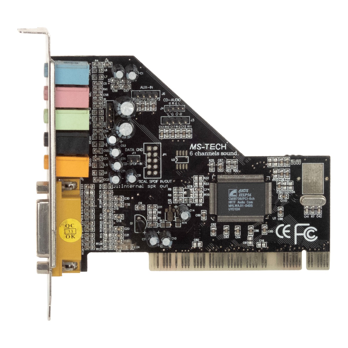 MS-TECH CL-S8738-6CH CMI8738/PCI-6ch-LX 5.1 PCI