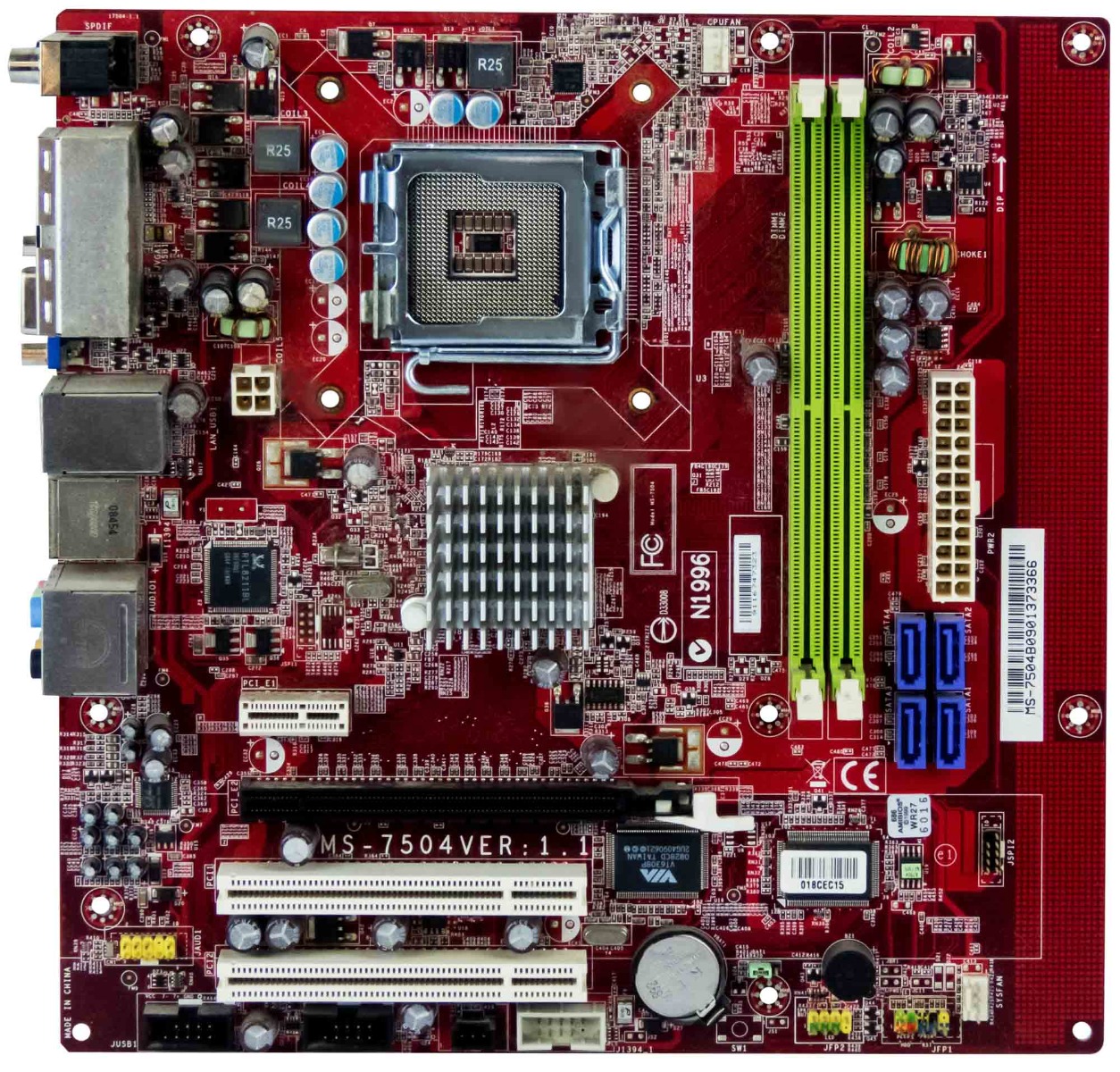 MSI MS-7504 VER:1.1 s.775 DDR2 PCIe PCI mATX