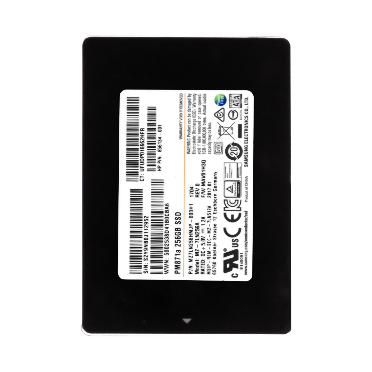 SAMSUNG PM871a 256GB TLC SATA III 2.5'' MZ-7LN256A