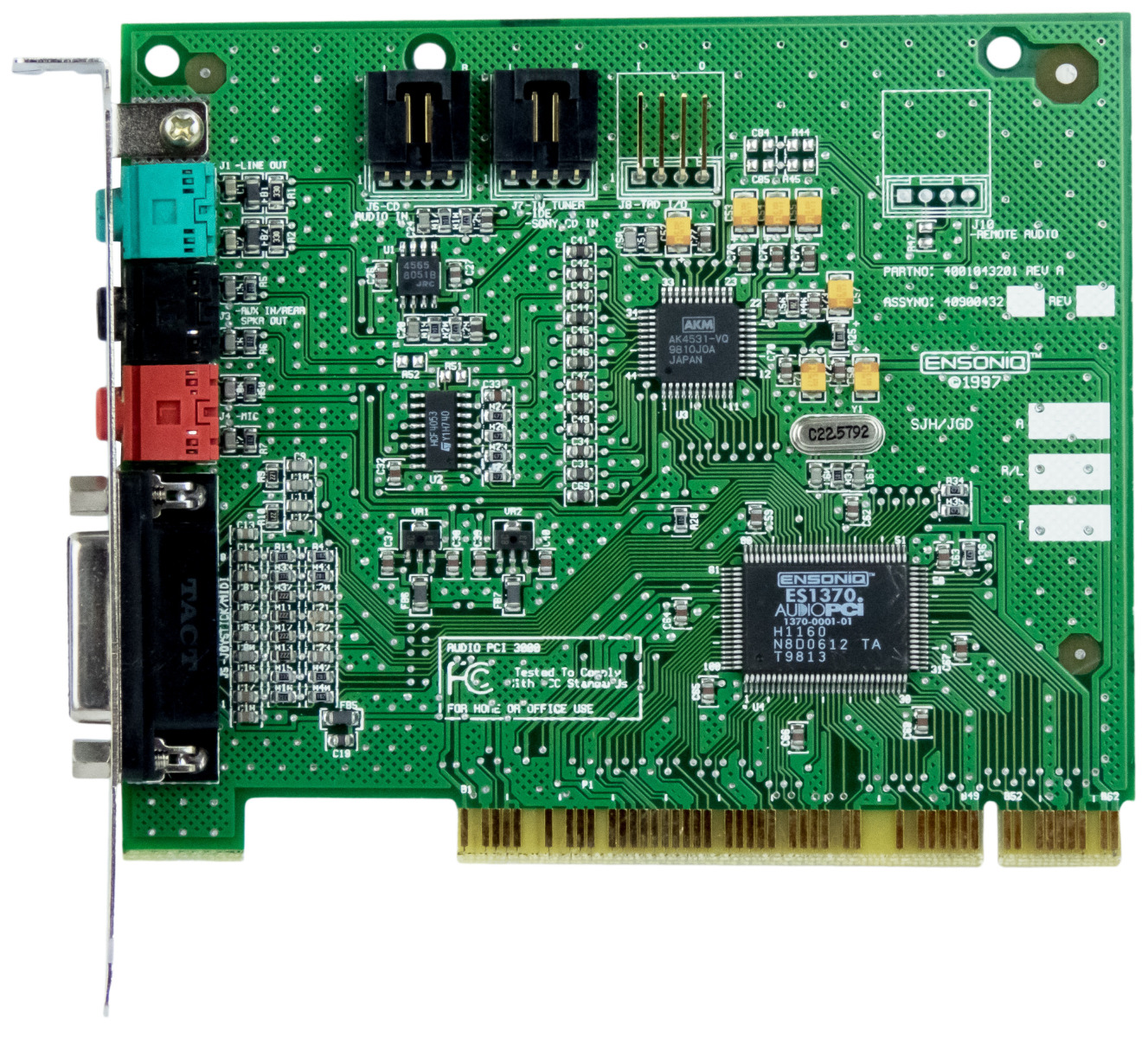 Carte son PCI Ensoniq AudioPCI ES1370