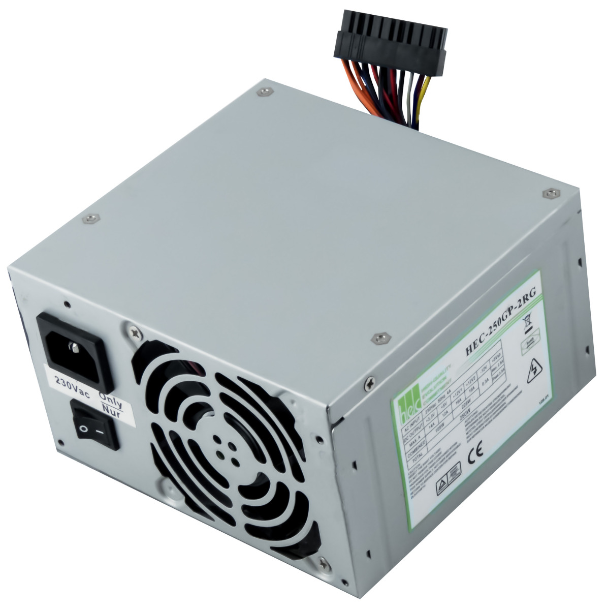HEC HEC-250GP-2RG 250W ATX 20-PIN SATA