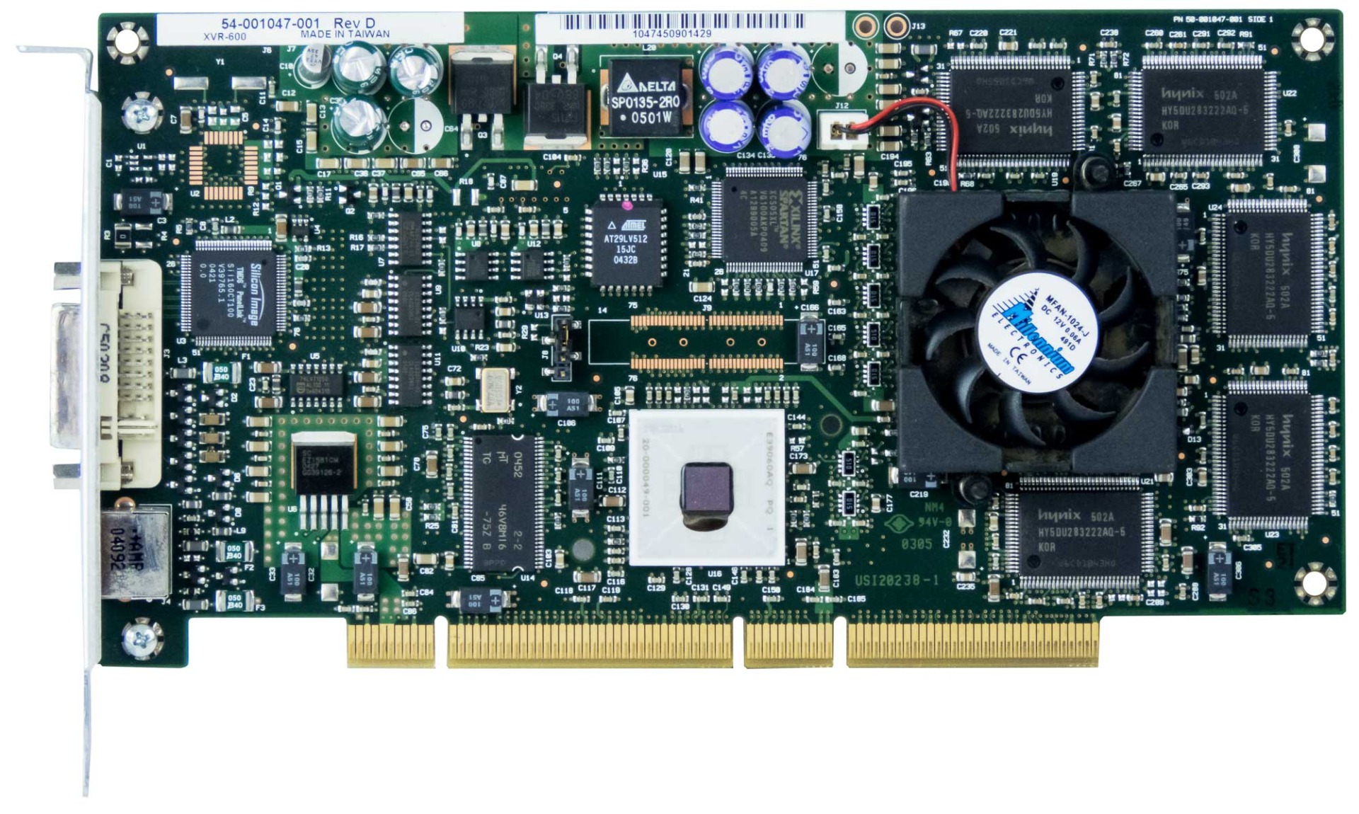 3DLABS XVR-600 Carte graphique accélératrice 128MB 54-001047-001 PCI-X