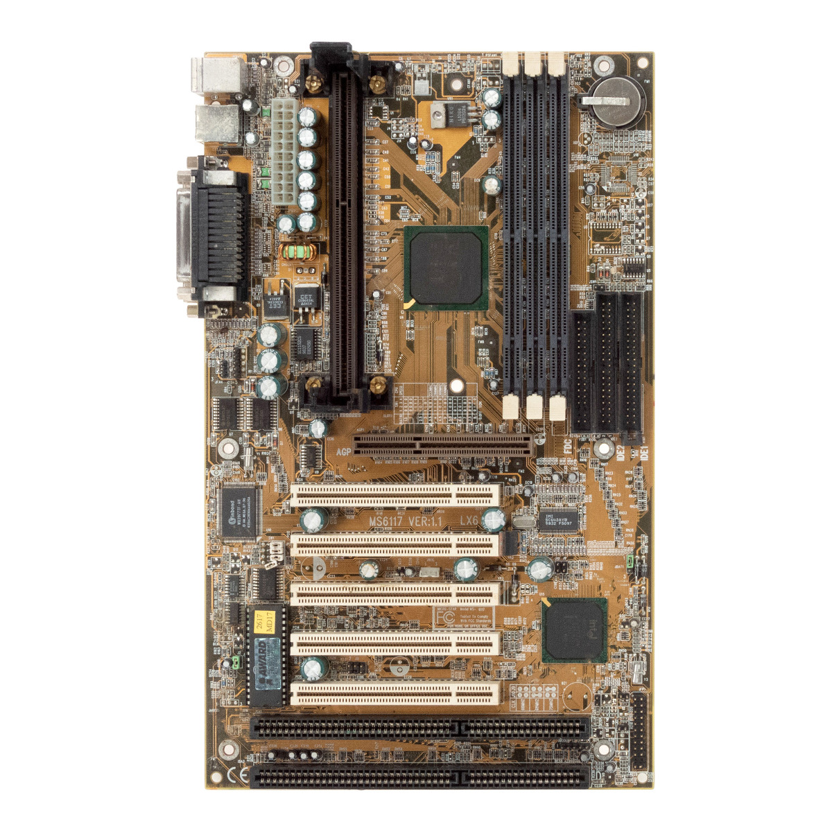 MSI MS6117 VER:1.1 LX6 SLOT 1 SDRAM AGP PCI ISA ATX