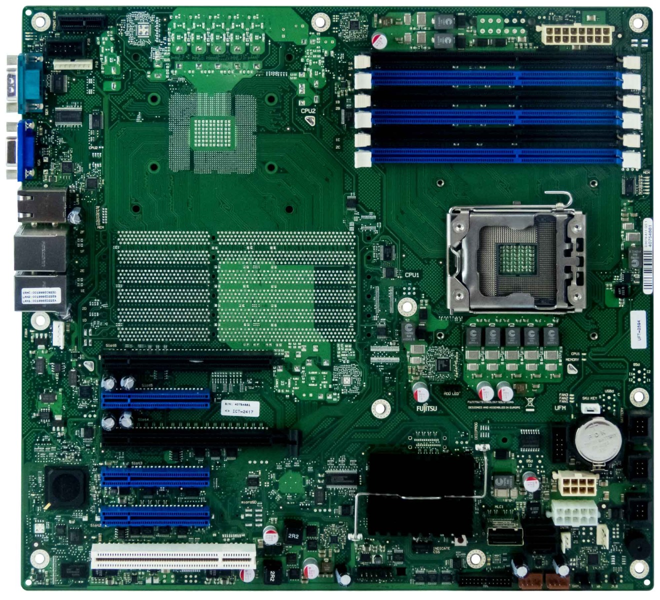FUJITSU D3079-A11 GS1 s1356 DDR3 PCIE PCI PRIMERGY TX150 S8