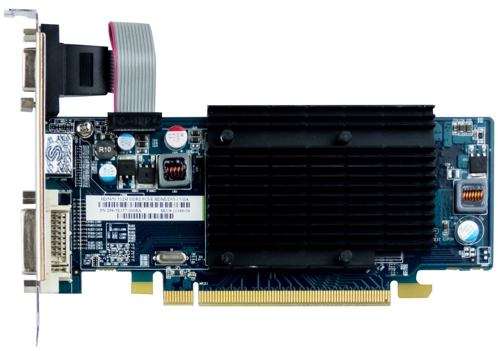 SAPPHIRE AMD RADEON HD 5450 512MB 11166-04 PCIe x16