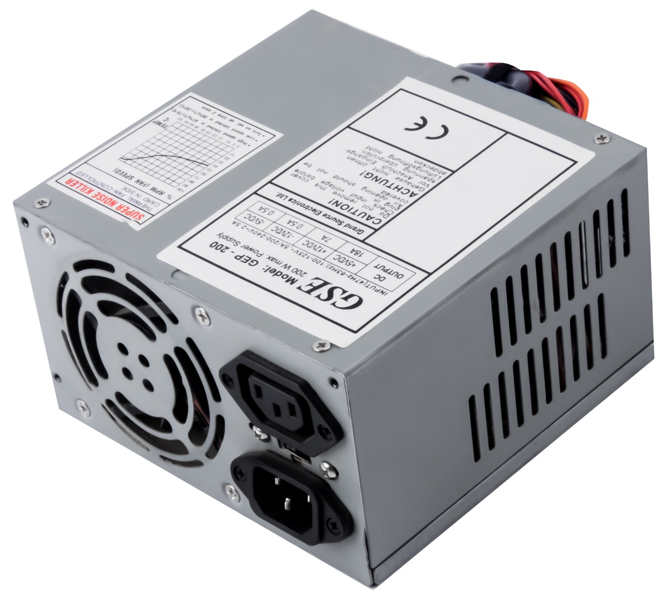 ALIMENTATION GSE GEP-200 200W AT AUX MOLEX