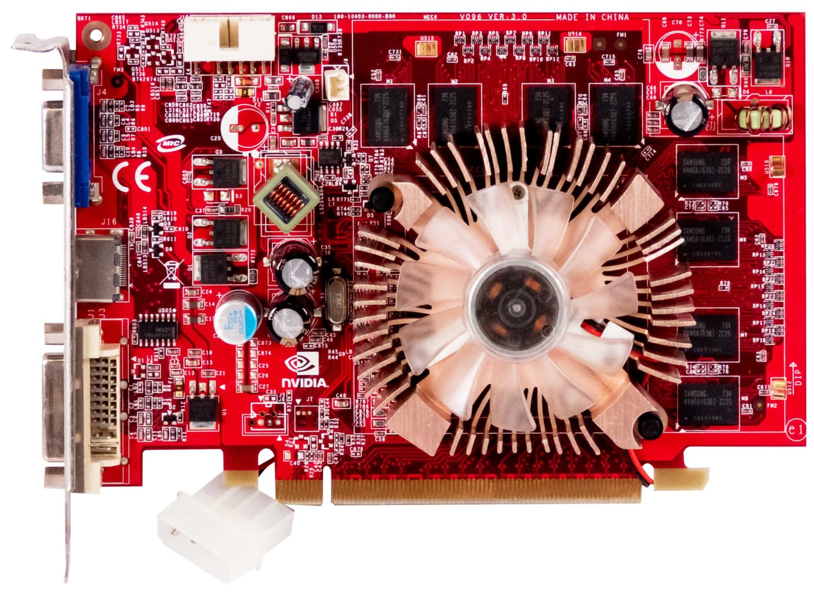 MSI NVIDIA GEFORCE 8600 GS 256MB MS-V096 PCIe x16