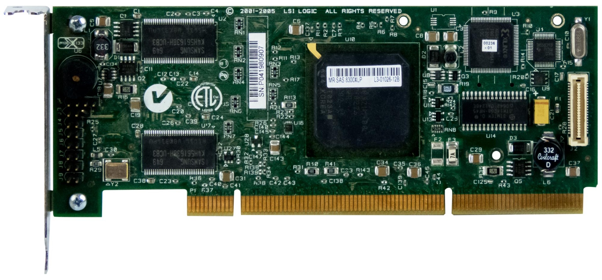 LSI MegaRaid SAS 8300XLP RAID PCI-X LP