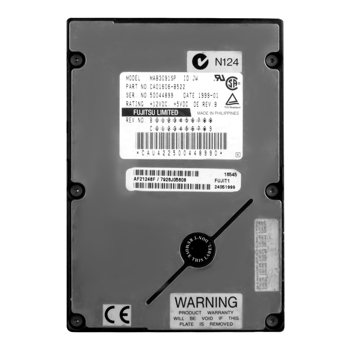 FUJITSU CA01606-B522 9,1 Go 7,2K ULTRA WIDE SCSI 3,5'' MAB3091SP