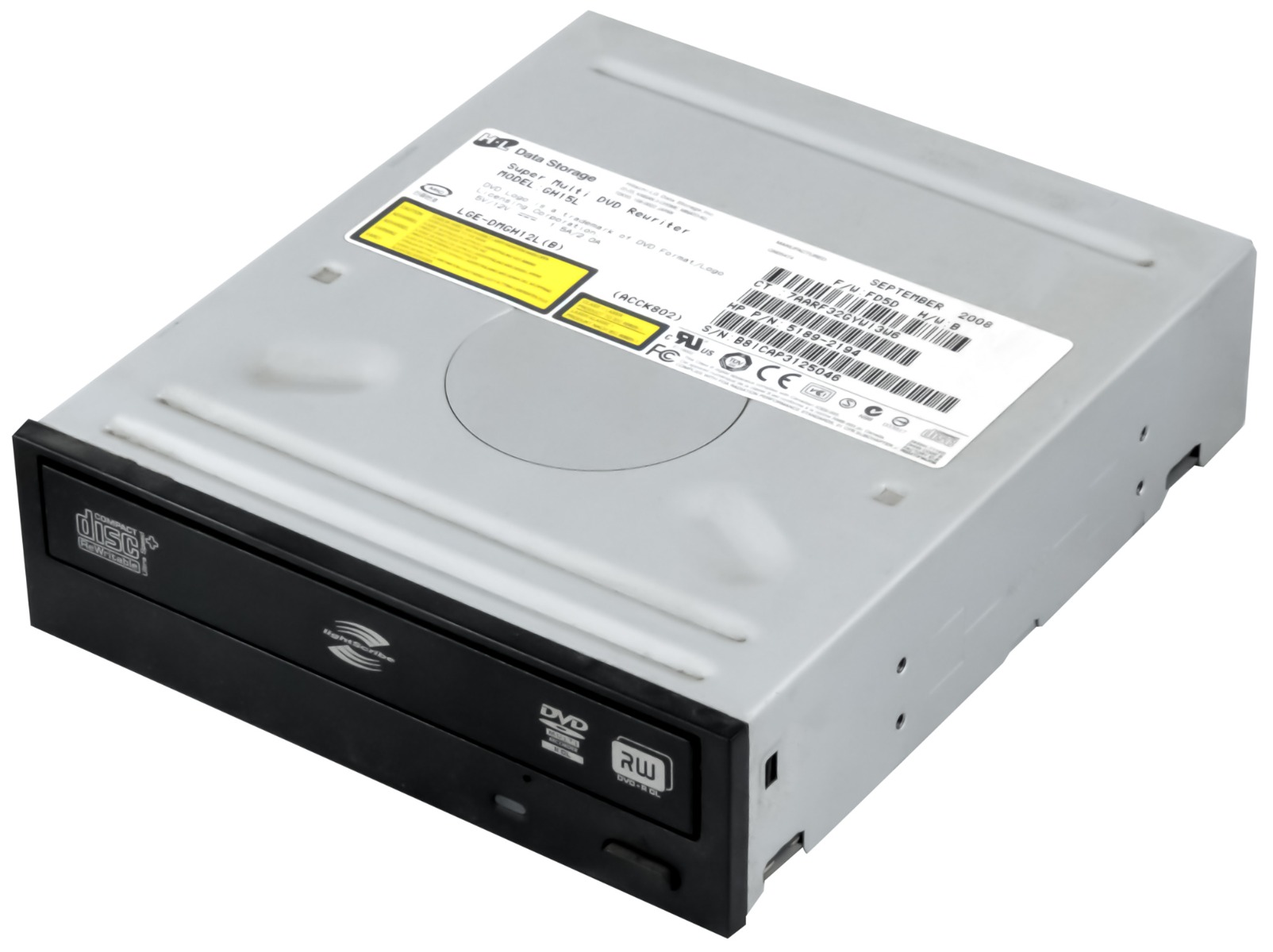 HP 5189-2194 GH15L SUPER MULTI Graveur DVD SATA 5,25''