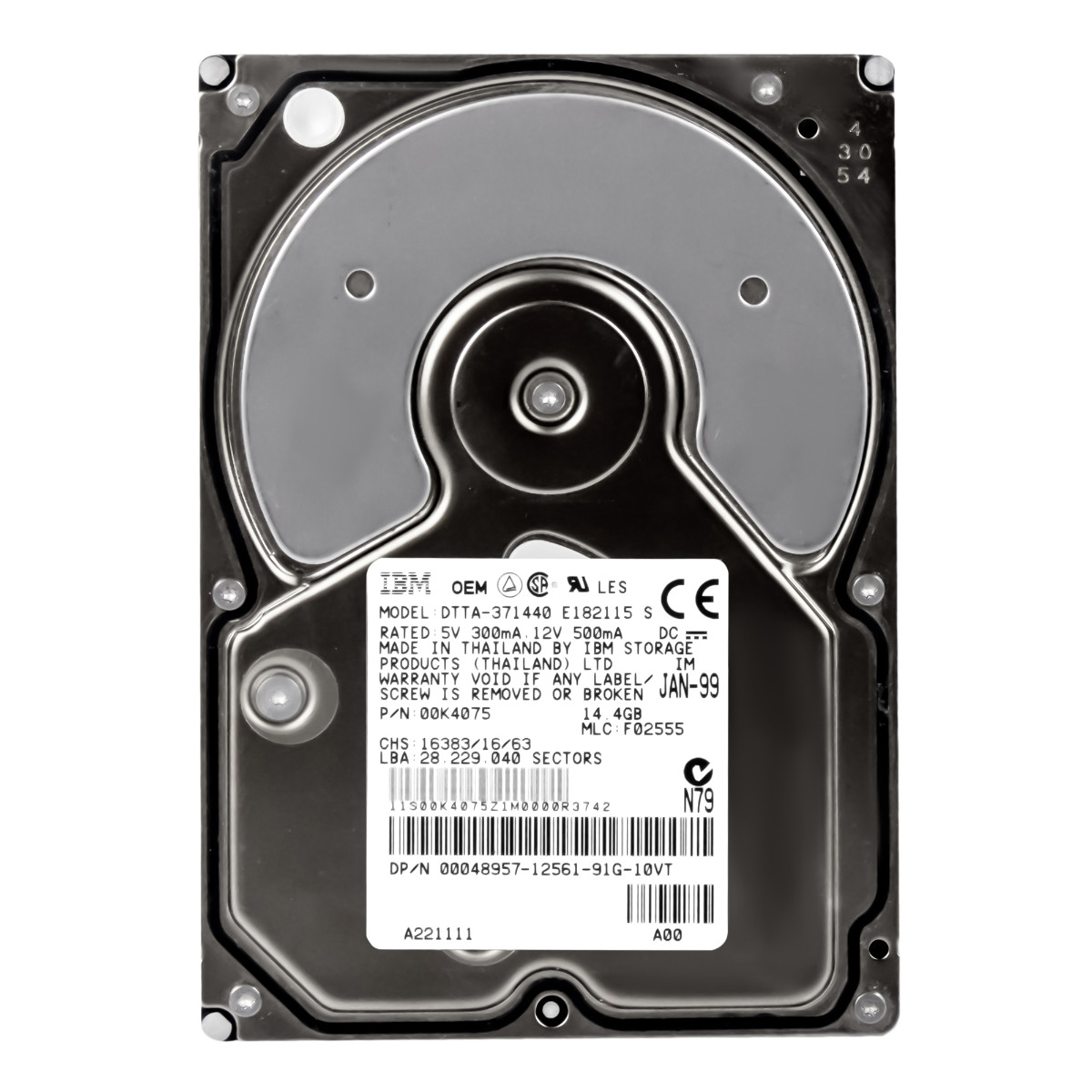 DELL 00048957 14.4GB 7.2K ATA 3.5" DTTA-371440