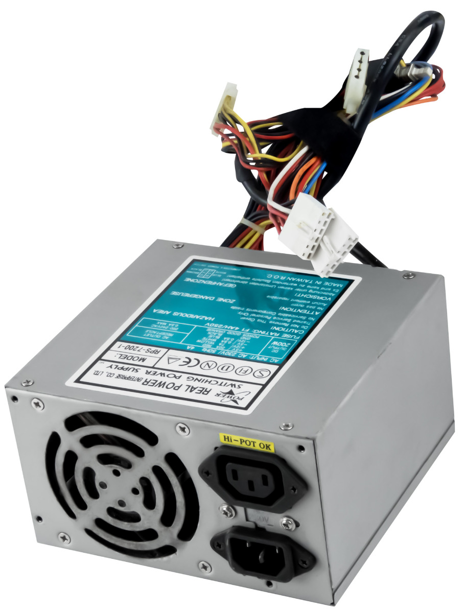 REAL POWER RPS-7200-1 200W Alimentation AT avec connecteurs AUX MOLEX
