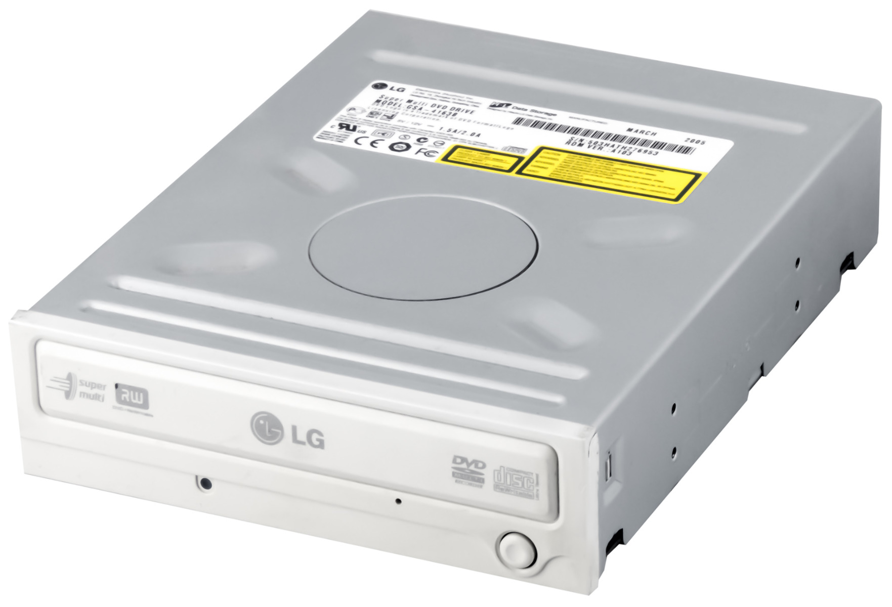 LG GSA-4163B Lecteur DVD Super Multi ATA 5,25''
