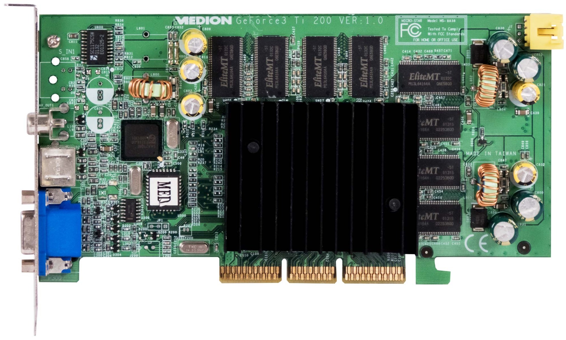 MEDION NVIDIA GEFORCE3 Ti 200 64 Mo MS-8838
