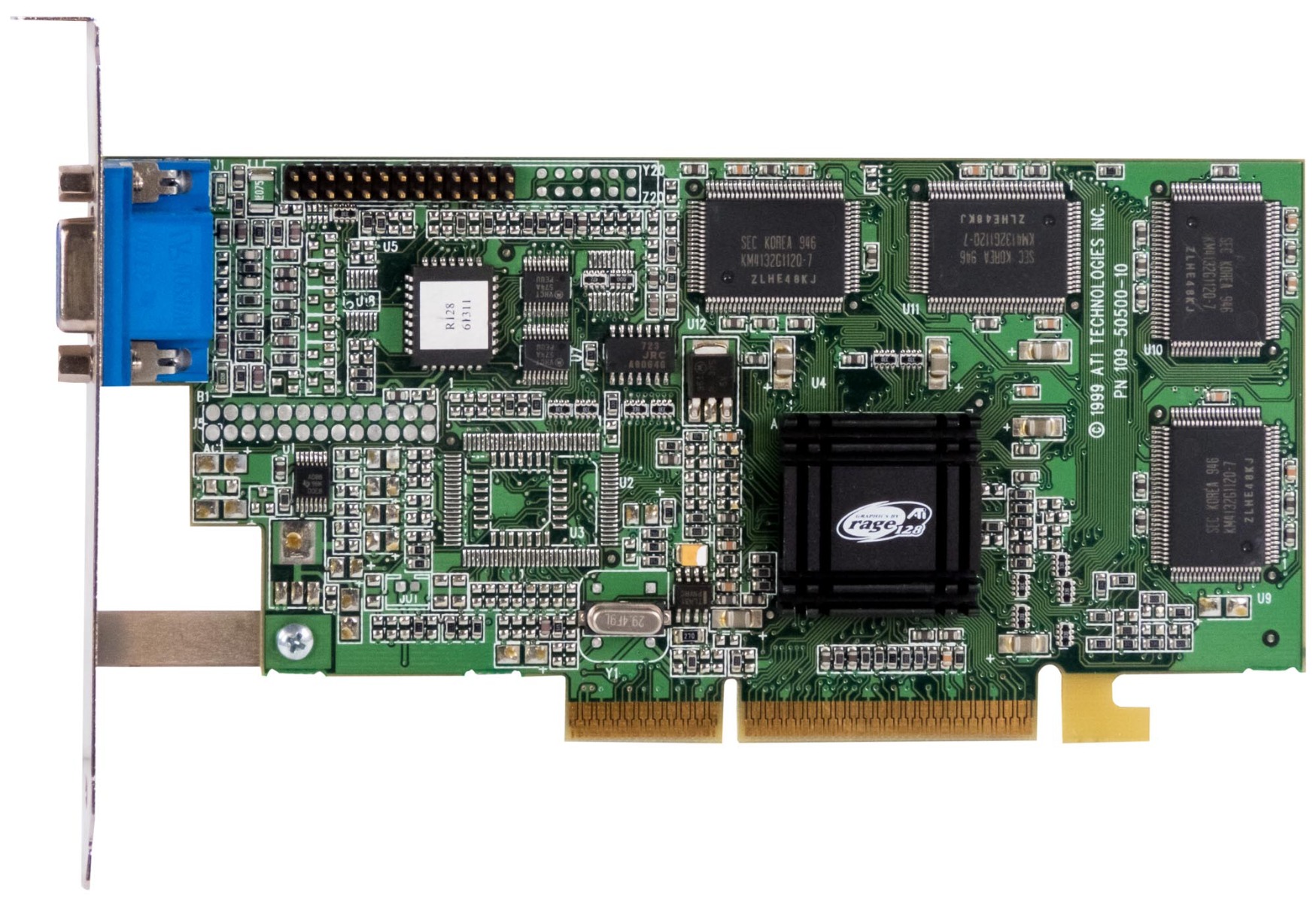 ATI RAGE 128 16MB 109-50500-10 AGP VGA