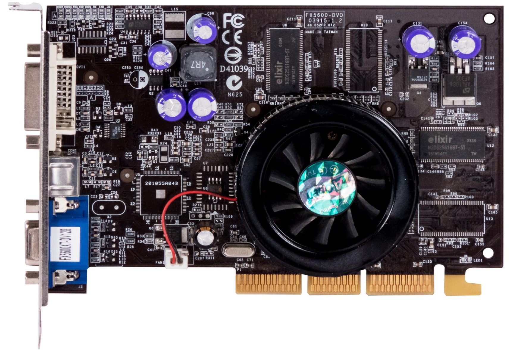 AOPEN NVIDIA GeForce FX 5600 XT 128MB FX5600XT-DV128 AGP