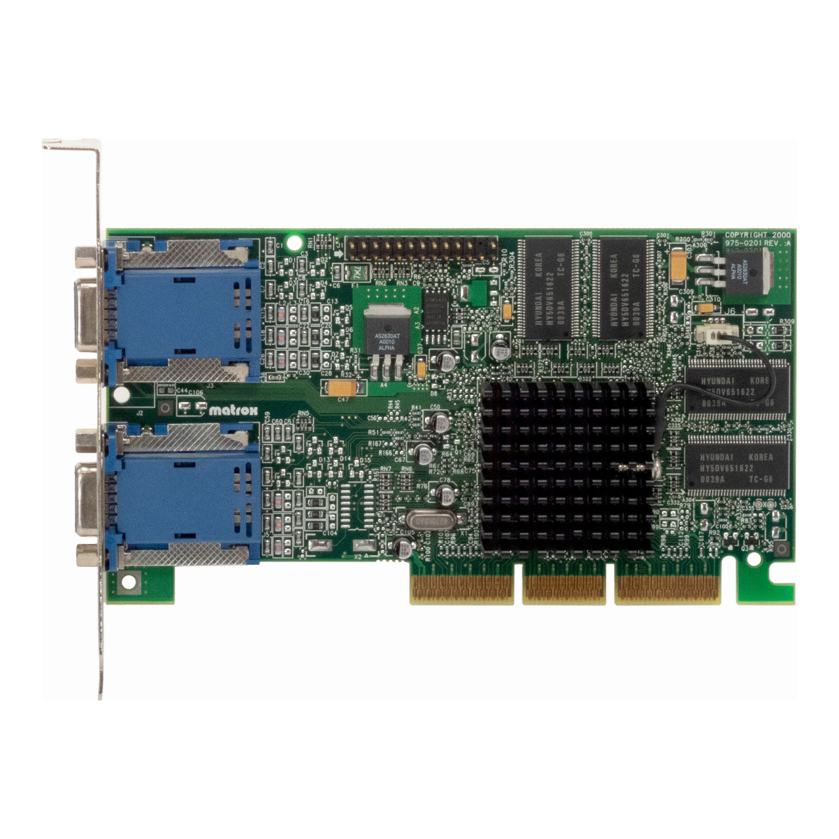 MATROX MILLENNIUM G450 32MB G45+MDHA32DB 975-0201 AGP