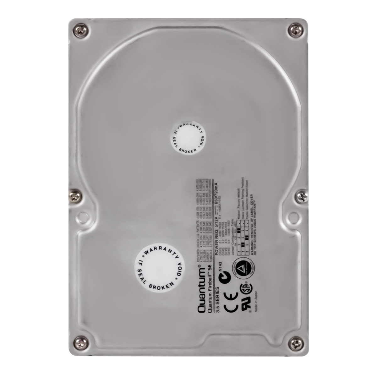 QUANTUM Fireball SE 6,4AT 6,4 Go 5400 tr/min ATA 3,5'' SE64A012