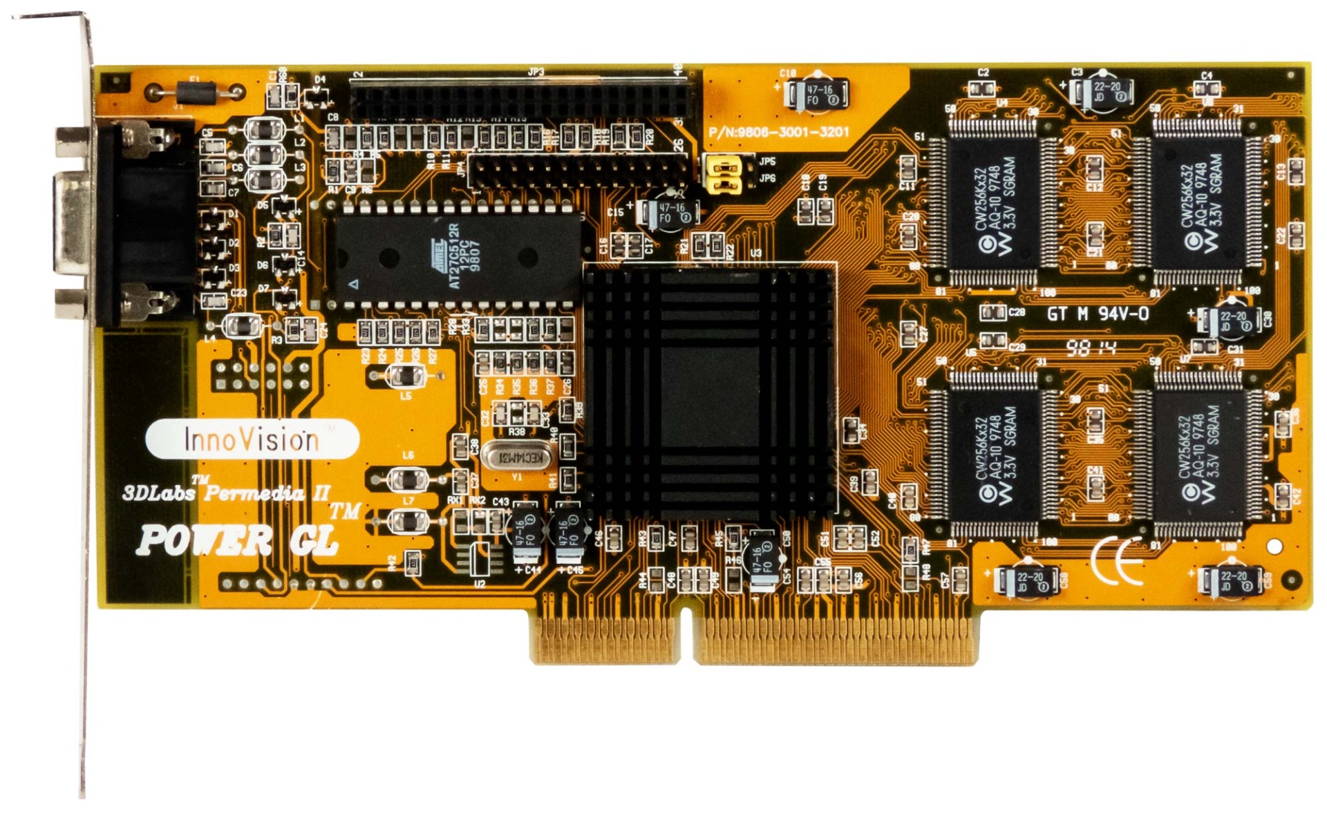 InnoVision 3DLabs Permedia II DIAMOND Fire GL 1000 Pro 8MB Power GL 9806-3001-3201 AGP