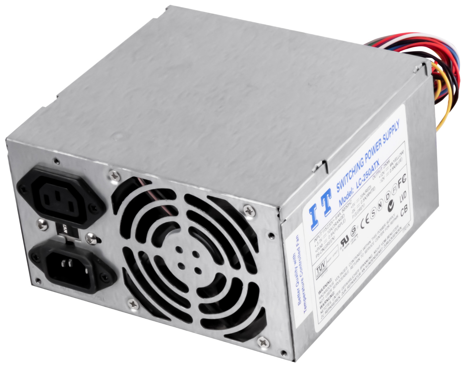 IT LC-250ATX 250W ATX 20-PIN MOLEX FDD