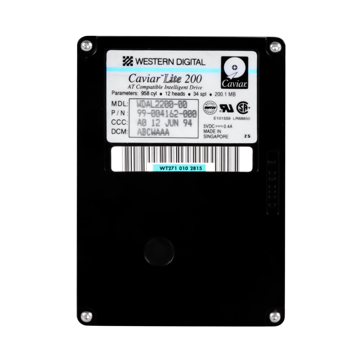 WD CAVIAR LITE 200 200 Mo 3,6K ATA 2,5'' WDAL2200-00