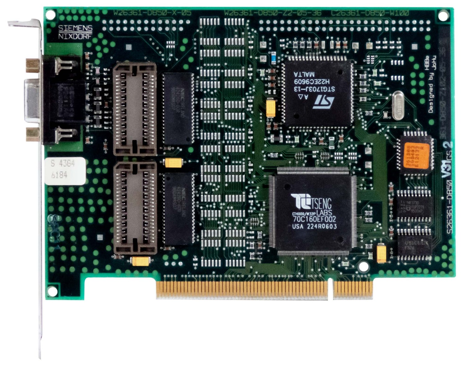 SIEMENS Nixdorf Tseng ET4000/W32P 1 Mo S26361-D850-V31 GS2 PCI