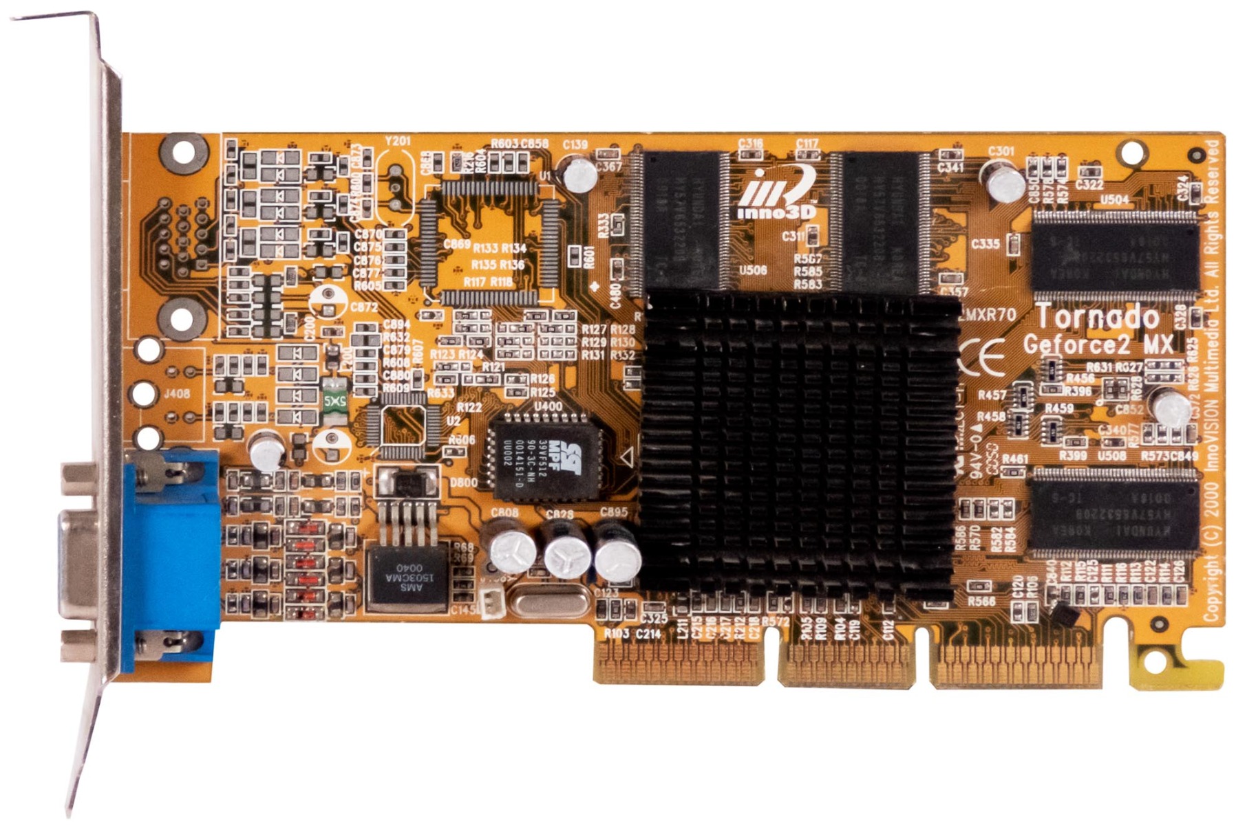 Inno3D NVIDIA GeForce2 MX 32 Mo TORNADO AGP