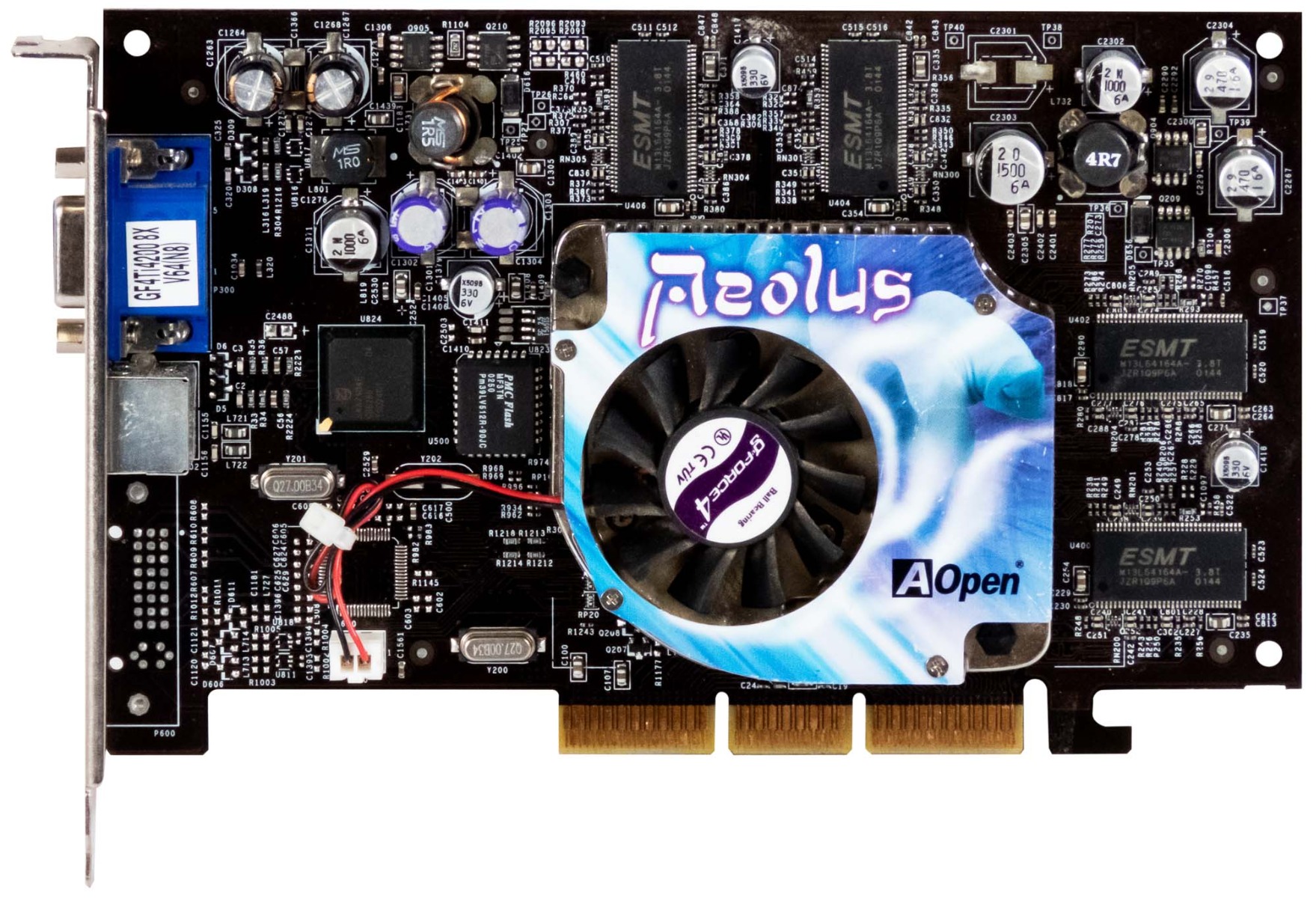 AOPEN NVIDIA GeForce4 Ti4200 8X 64 Mo AEOLUS GF4Ti4200 8X V64(N8) AGP