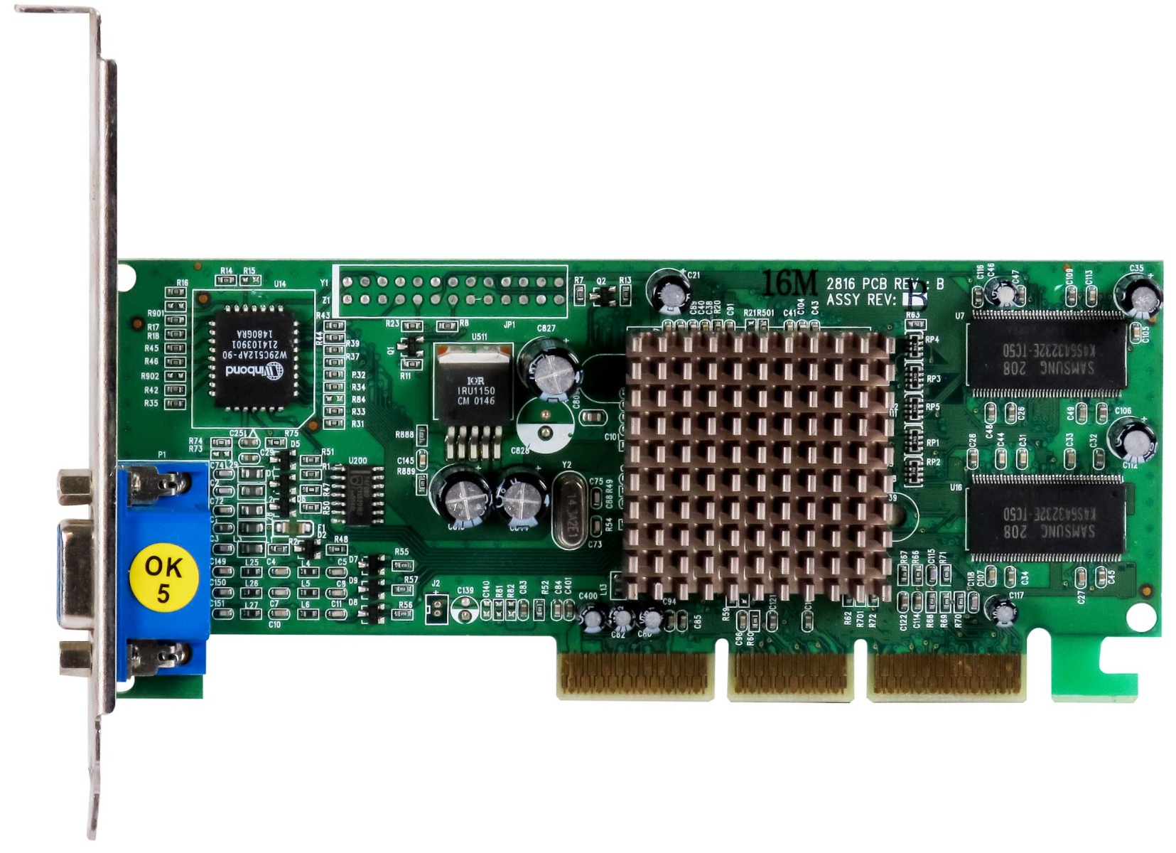 LEADTEK NVIDIA RIVA TNT2 M64 16MB LR2816 GM 1000-16 AGP