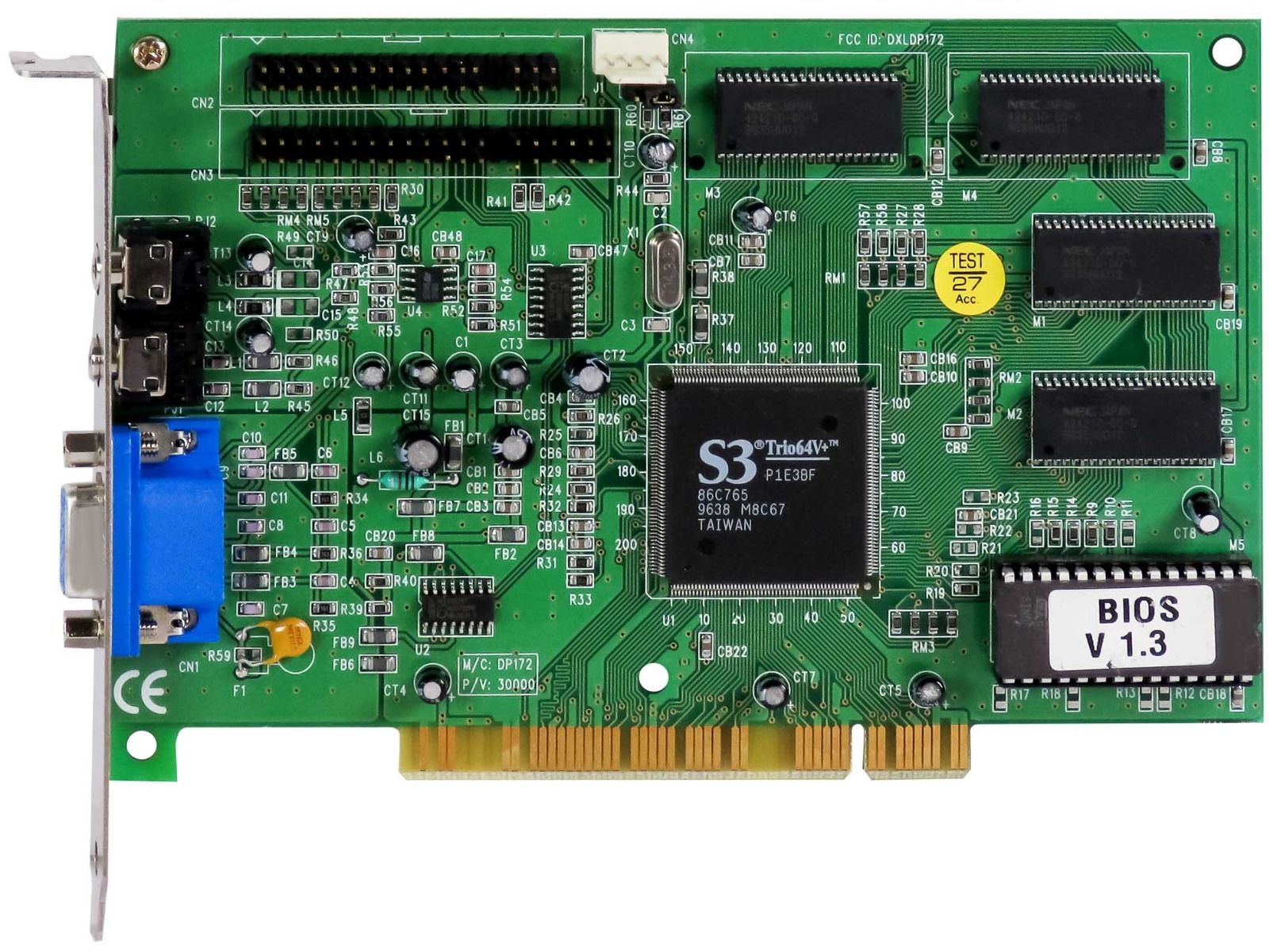 S3 TRIO64V+ 2 Mo 8L27-1096 PCI