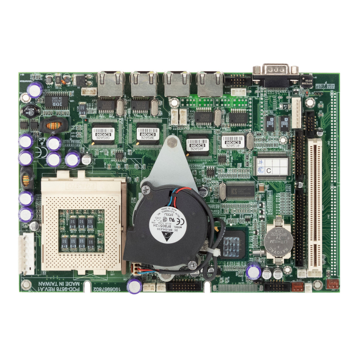 ADVANTECH POD-9578 9696957821 SOCKET PGA370 SDRAM SODIMM 4xRJ45 FirePass FWA-3600