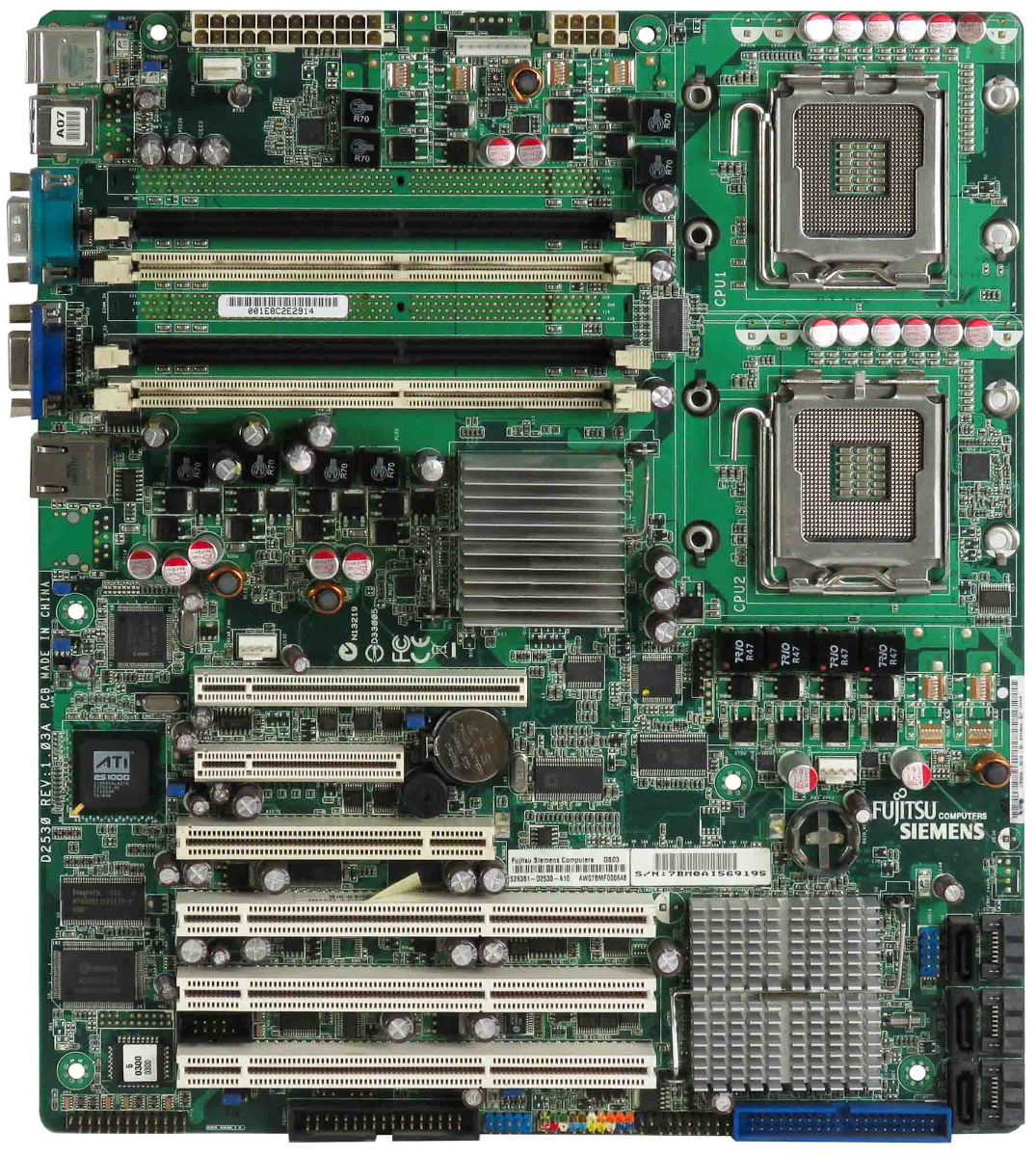 Carte mère FUJITSU-SIEMENS D2530-A10 DUAL SOCKET LGA771 DDR2 pour ECONEL 200 S2