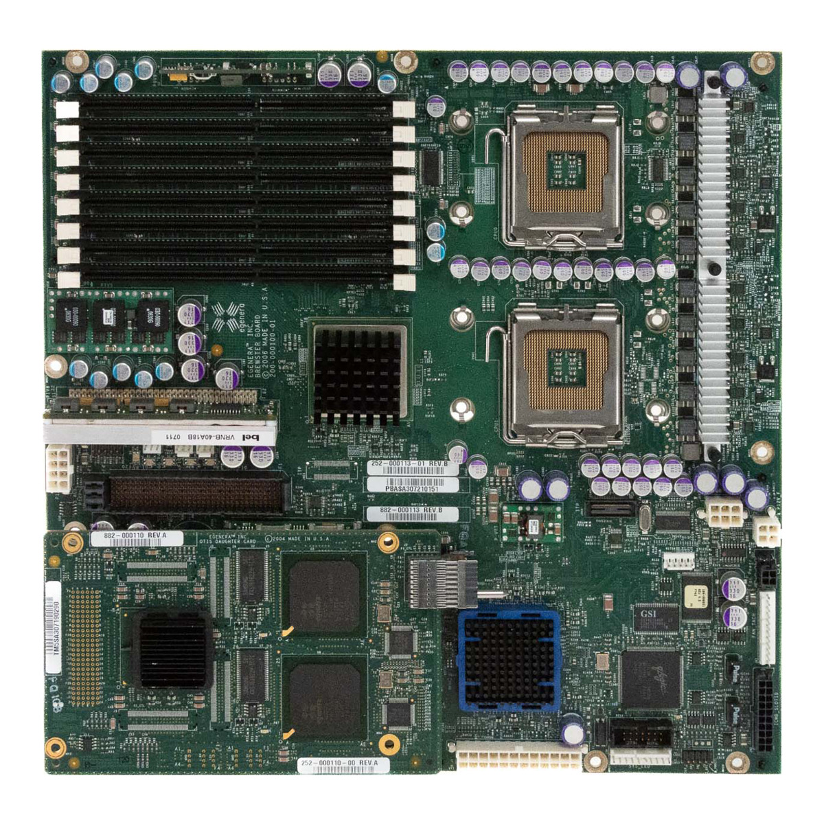 EGENERA BREWSTER 882-000113 DUAL SOCKET LGA771 DDR2 SYSTEM BOARD