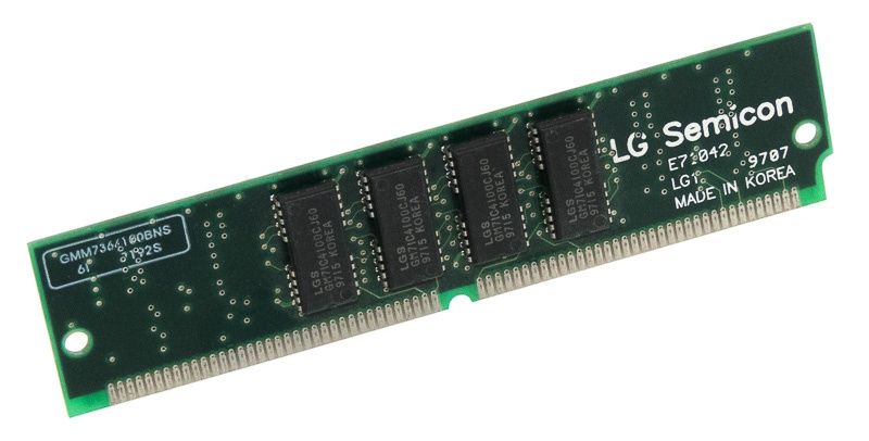 Module mémoire RAM LG SEMICON E71042 16 Mo 72 broches SIMM