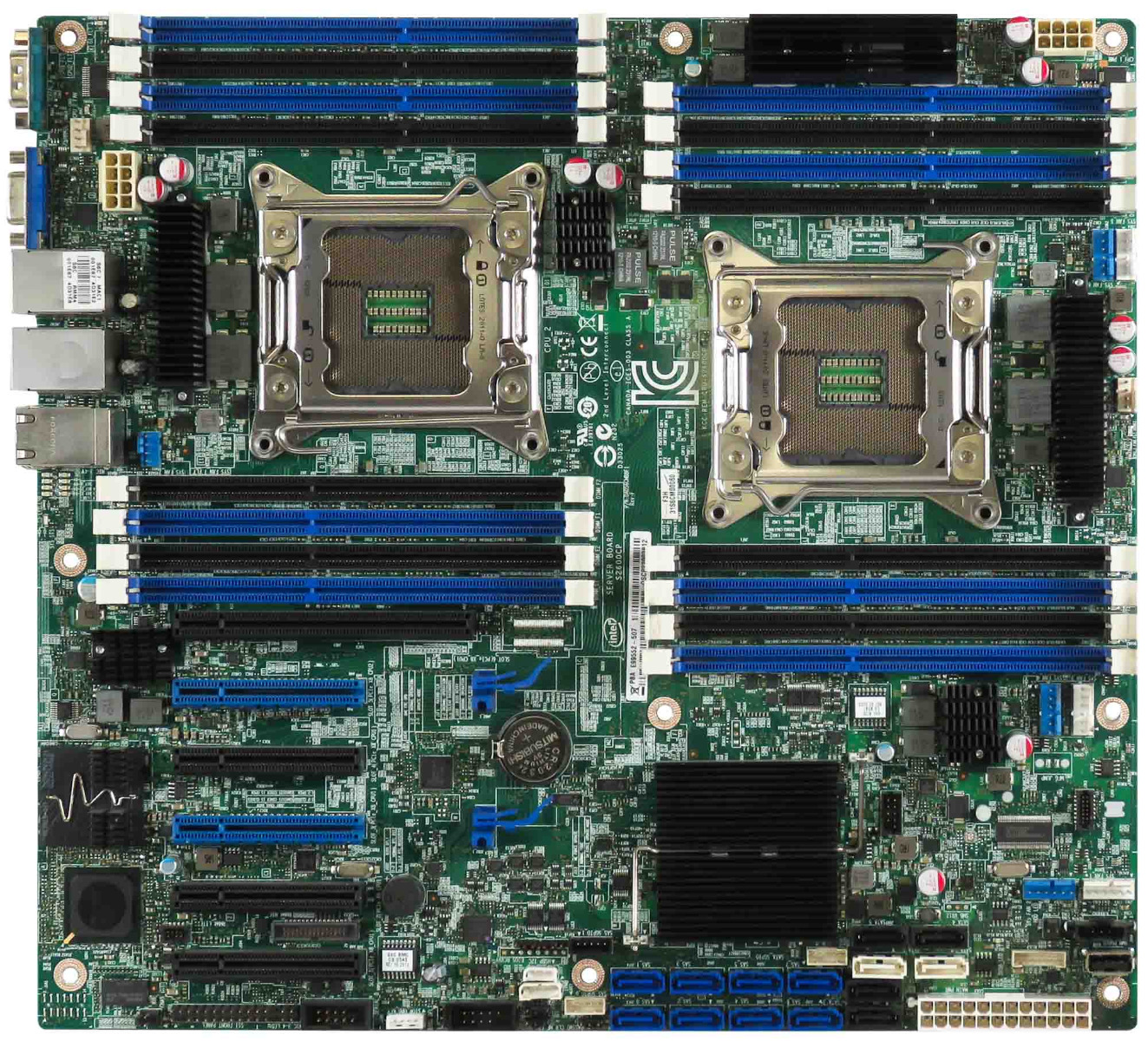 Carte mère INTEL E99552-507 S2600CP 2x LGA 2011 16x DDR3 6x PCIe 14x SATA