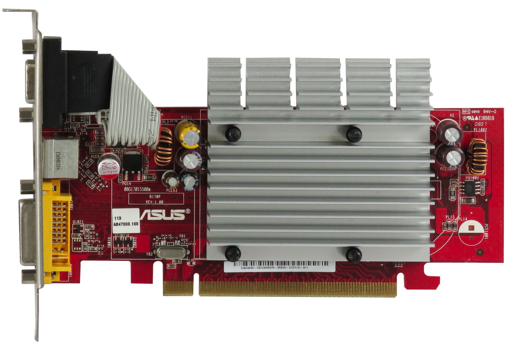 ASUS ATI Radeon HD3430 256MB EAH3430/HTVD/256M/ODM PCIe