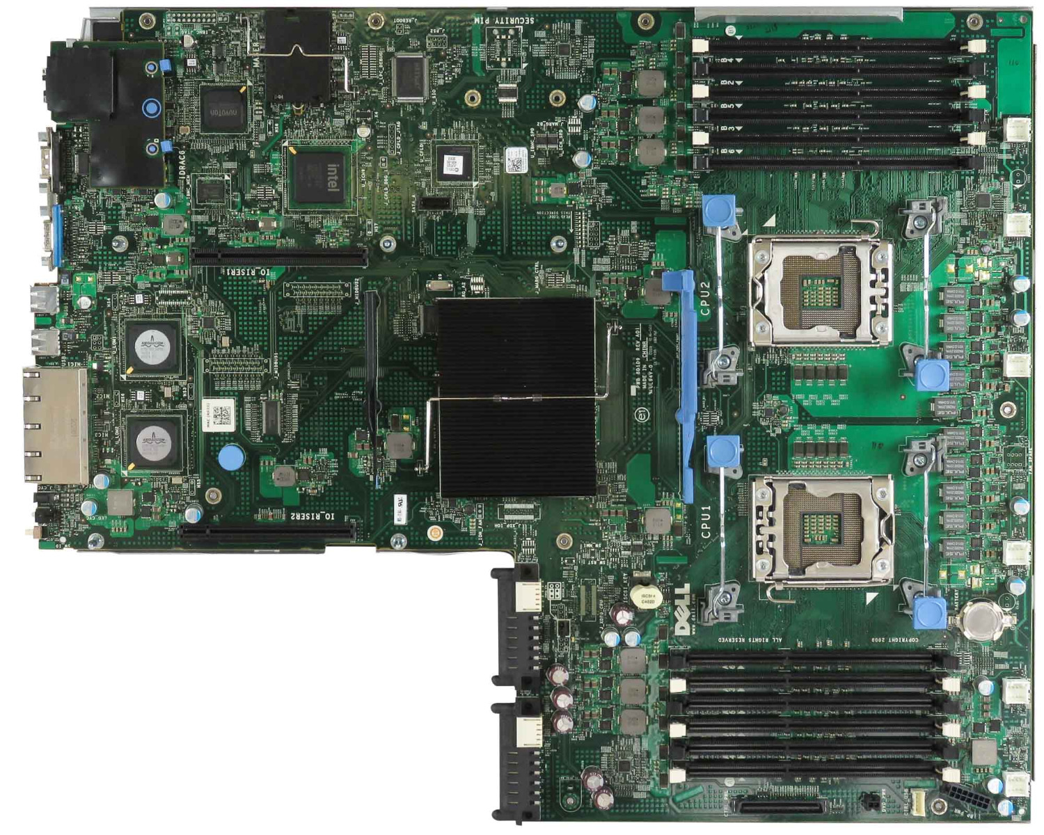 DELL 01W9FG 2x Socket LGA1366 12x DDR3 + iLO Carte mère POWEREDGE R610 V2