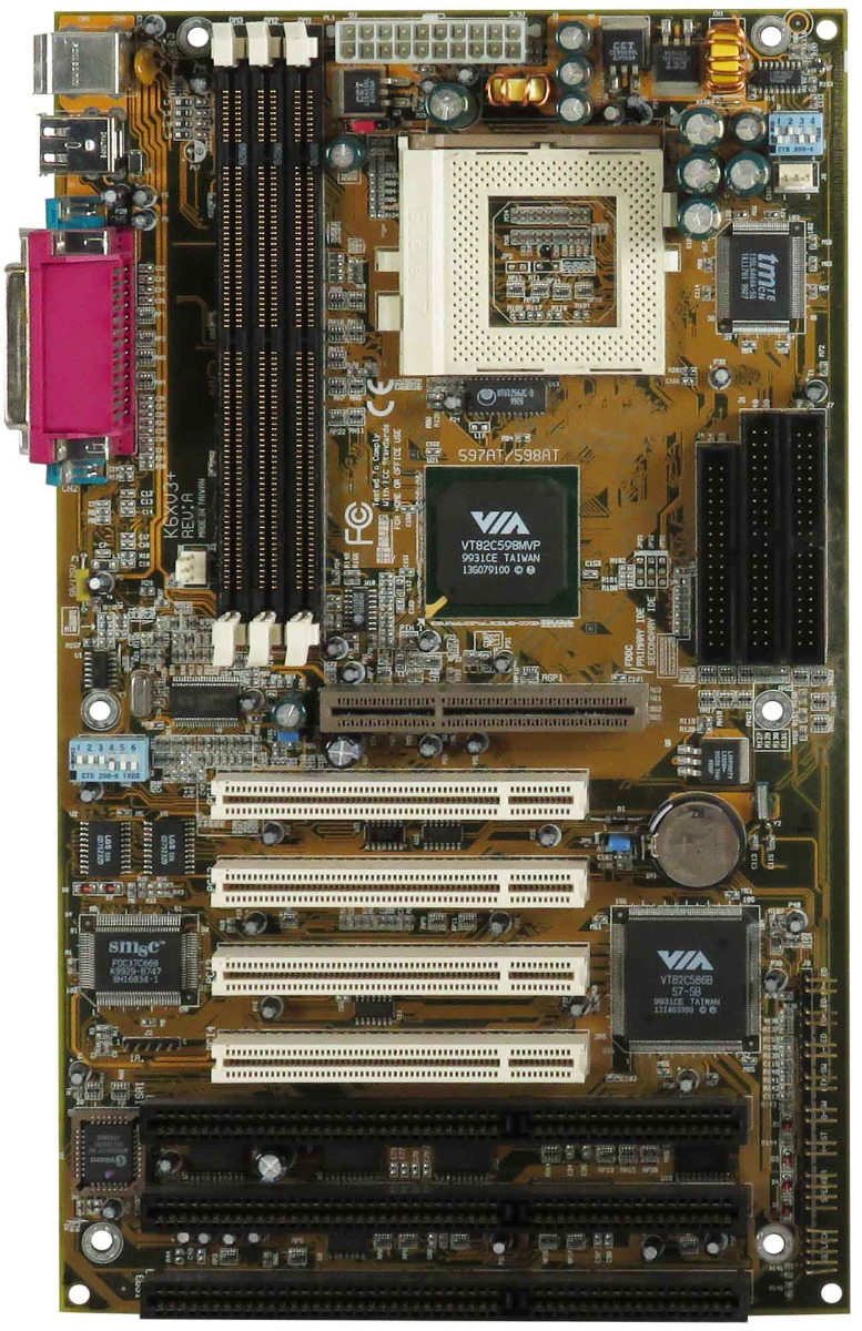 CHAINTECH 597AT/598AT K6XV3+ C/512K SOCKET 7 3x SDRAM AGP 4x PCI 3x ISA