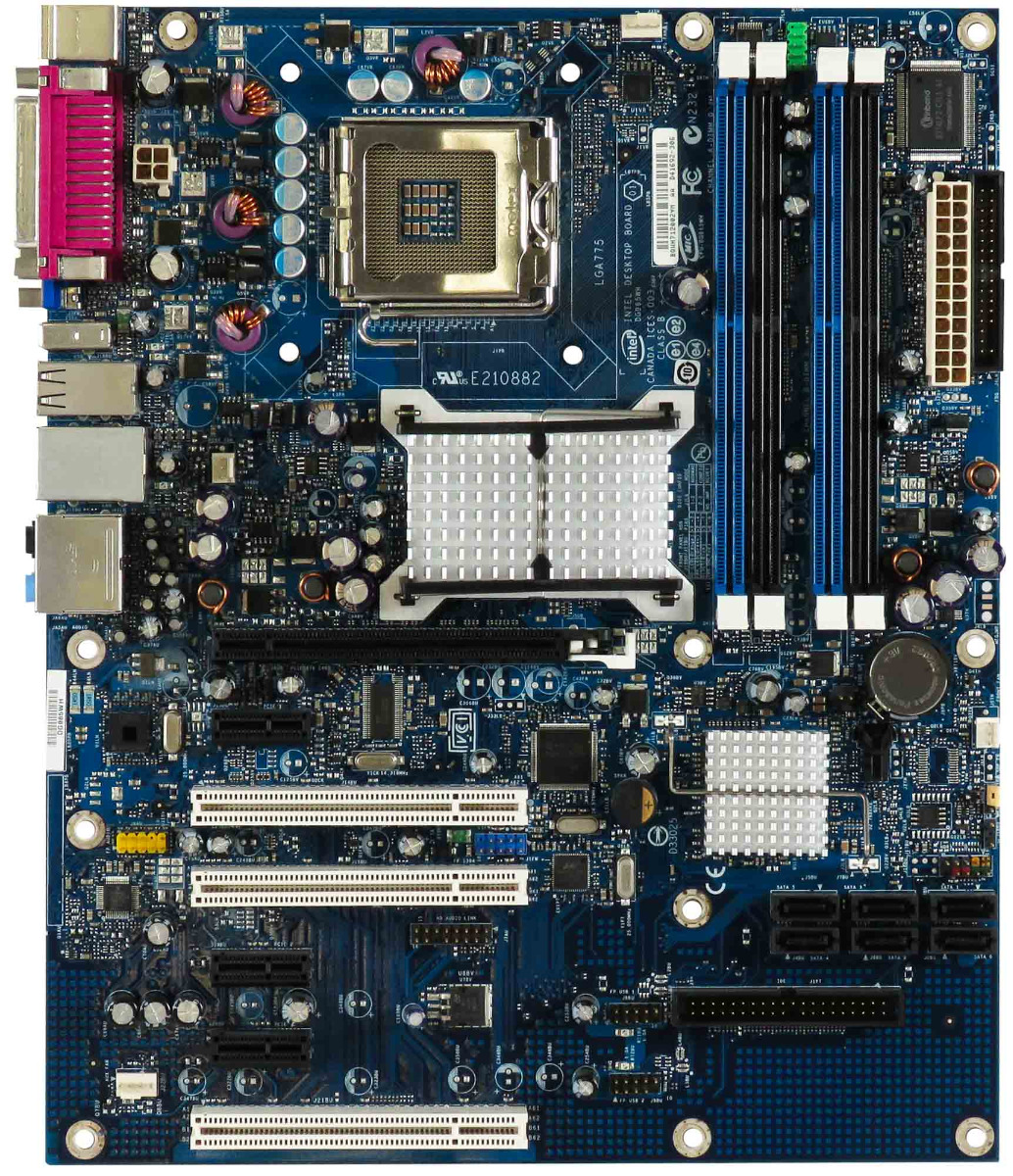 INTEL DG965WH D41692-306 SOCKET LGA775 4x DDR2 PCIe PCI SATA IDE ATX