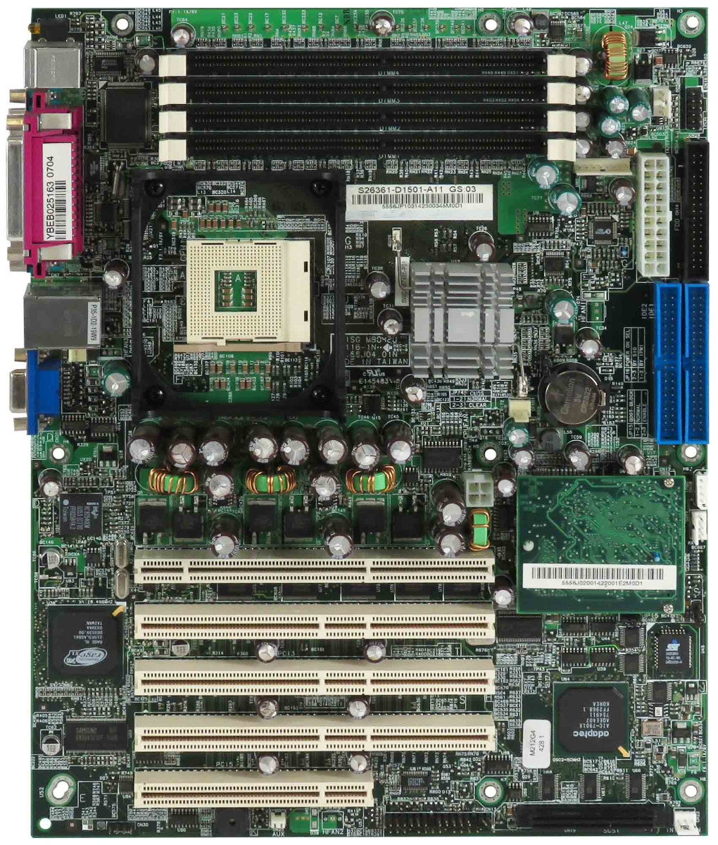 CARTE MÈRE FUJITSU D1501-A11 GS3 s.478 DDR ATX PRIMERGY TX150